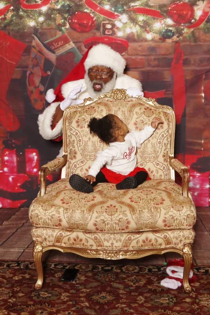 black santa claus