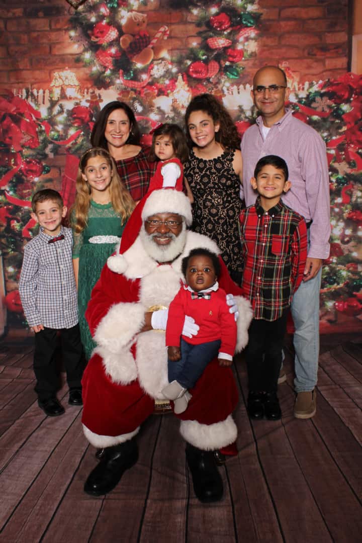 black santa claus images