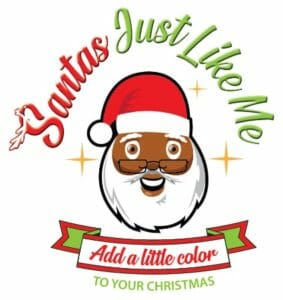 black santa claus cartoon pictures