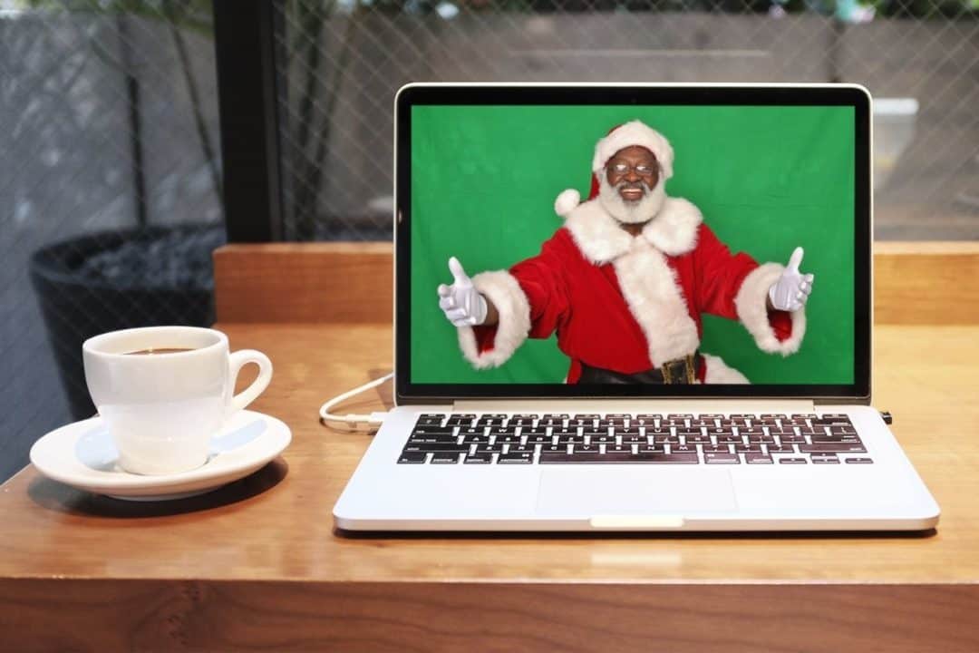 Virtual santa deals visit